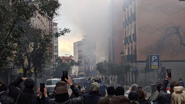 Madrid, forte esplosione nel centro