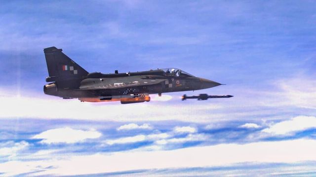 LCA Tejas Successfully Test-Fires ASTRA Beyond Visual Range Missile