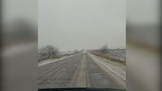 В Молдове выпал первый снег: на севере республики белым-бело