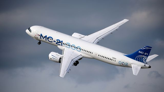 Новейший российский магистральный самолет совершил первый международный полет