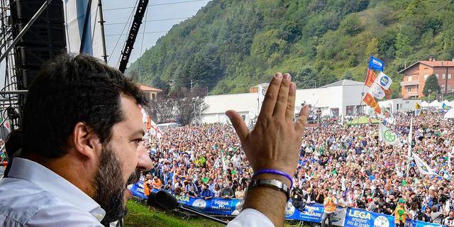 Egyértelműen Matteo Salvini vált az olasz jobboldal vezérévé