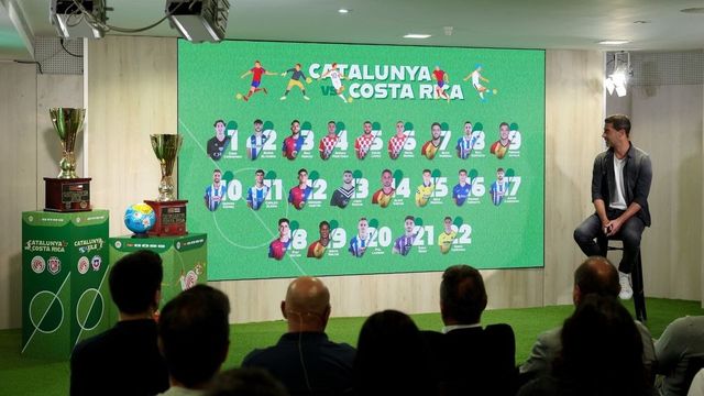 Catalunya-Costa Rica en el Johan Cruyff Stadium, en directo