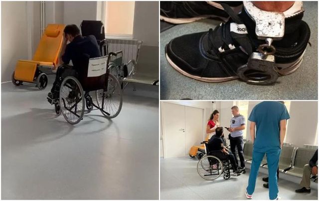 Un bărbat din Botoșani a ajuns la spital, după ce un prieten i-a prins de un picior o pereche de cătușe găsite într-un parc