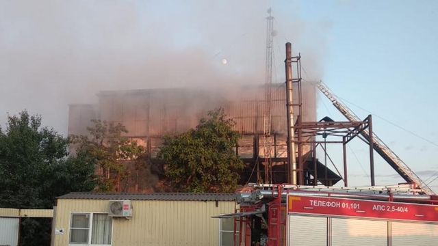 Пожар в цехе по производству сои под Краснодаром ликвидировали