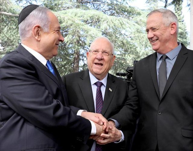 Rivlin:governo Gantz-Netanyahu possibile
