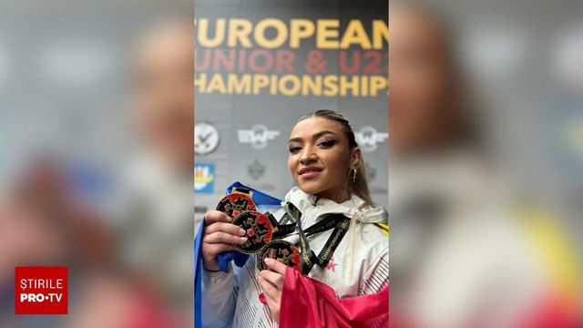 Mihaela Cambei, triplă campioană europeană de tineret în Albania