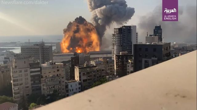 Tragedia din Beirut în imagini