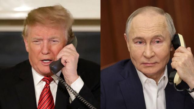 Trump și Putin, convorbire telefonică înaintea întâlnirii cu Zelenski