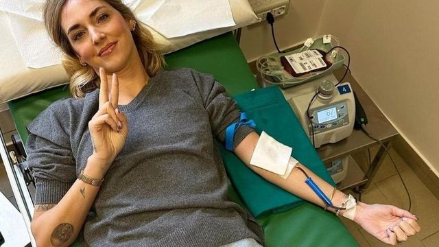 Chiara Ferragni dona sangue per la prima volta: "Grata a chi ha salvato Fedez"
