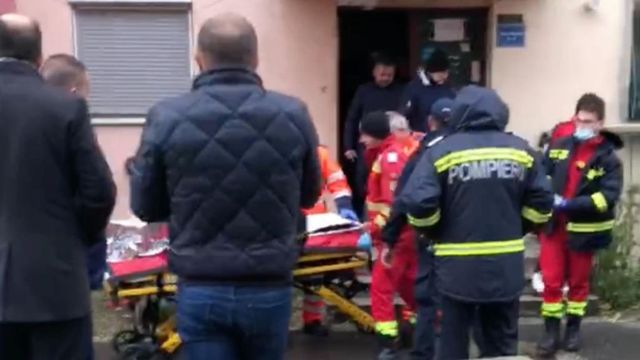Explozie într-un bloc din Lugoj