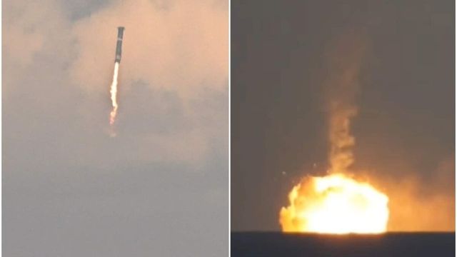 Elon Musk’s SpaceX Starship crashes into Indian Ocean after successful launch, watch viral video