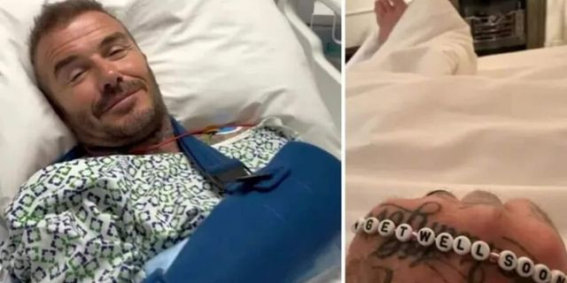 David Beckham ricoverato in ospedale, il sostegno di Victoria