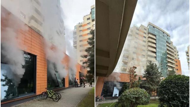 Incendiu la un hotel din Calea Plevnei, din București. Sunt degajări mari de fum, a fost emis mesaj Ro-Alert