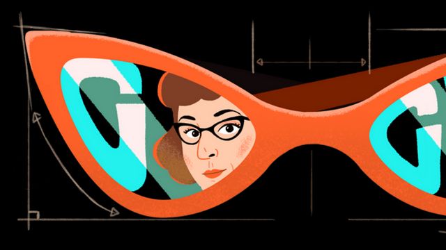 Google Doodle pays stylish tribute to Altina Schinasi, designer of iconic cat-eye glasses