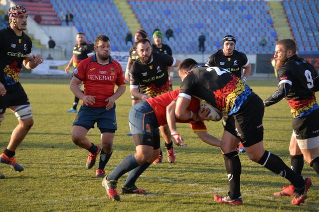 Rugby. România învinge Spania cu 27-7 în Rugby Europe Championship