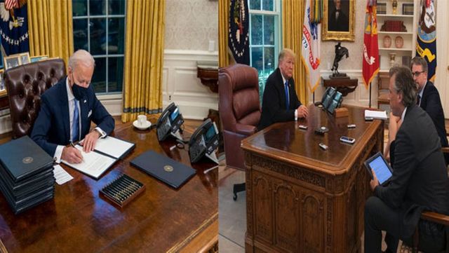 Trump had a Diet Coke Button on His Office Desk. Twitter is Stunned after Joe Biden Removed it