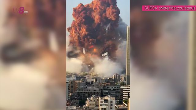 Cel putin zece morti, in explozia puternica din Beirut