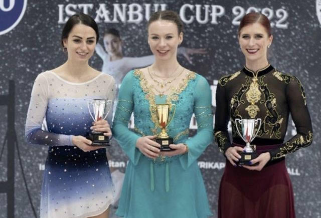 Молдавская спортсменка выиграла международный турнир по фигурному катанию