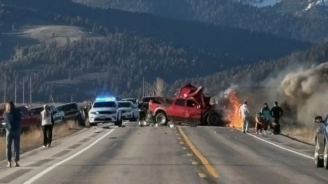 At least 7 people killed in tour van crash near Yellowstone National Park