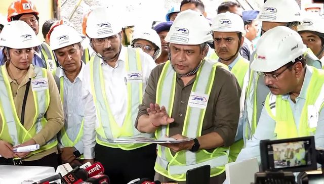 Mumbai-Ahmedabad Bullet Train Tunnel Breakthrough Achieved At Ghansoli, Vaishnaw Hails