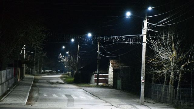 Echipa lui Ilan Șor a finalizat proiectul iluminării stradale la Susleni, al doilea sat ca mărime din raionul Orhei