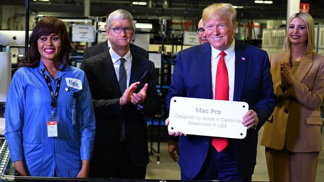 Trump says looking at whether Apple should be exempt from China tariffs