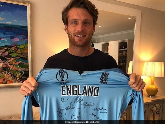 Jos Buttler raises 65,000 pounds for Covid-19 relief after World Cup 2019 shirt auction