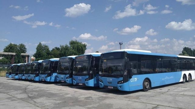 Municipalitatea a recepționat alte 9 autobuze cu parcurs achiziționate din Olanda
