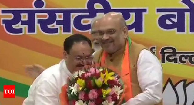 JP Nadda Elected BJP Working President, Amit Shah to Remain Party Chief