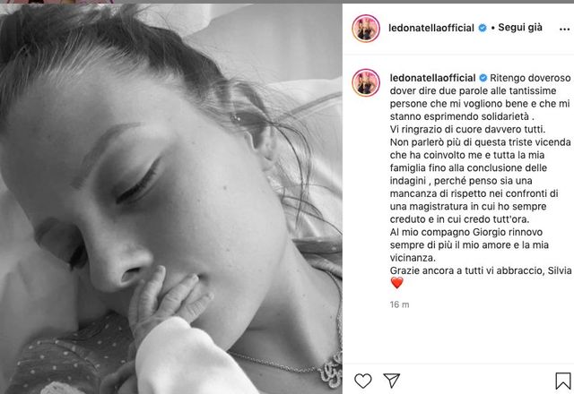 Silvia Provvedi torna sui social dopo l’arresto del fidanzato: scatto in bianco e nero con la figlia Nicole