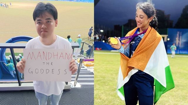 Goddess Mandhana: Chinese cricket fan travels to watch Indian women's team
