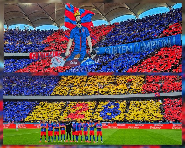 FCSB sărbătorește al doilea titlu consecutiv de campioană în Superligă