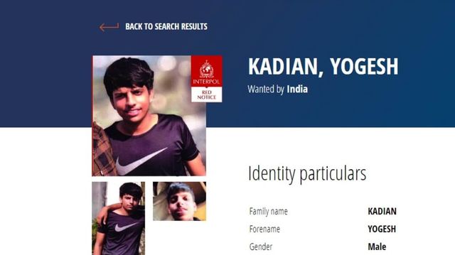 Interpol issues Red corner notice for Haryana's Yogesh Kadian