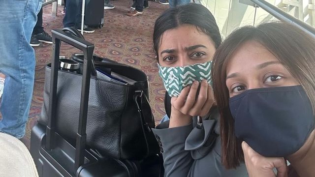 Radhika Apte shares post as she and her flight co-passengers are locked in aerobridge with no access to loo, water