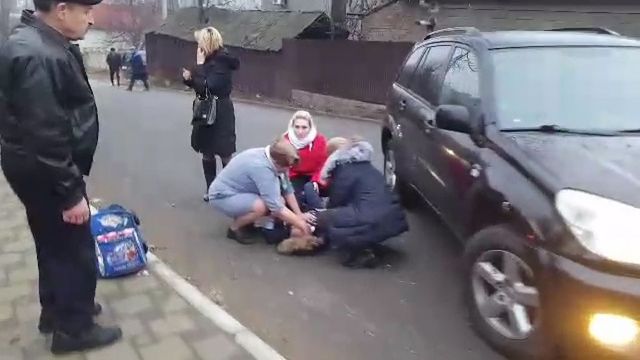 Un copil, tamponat de o mașina la Durlești. Traversa strada neregulamentar