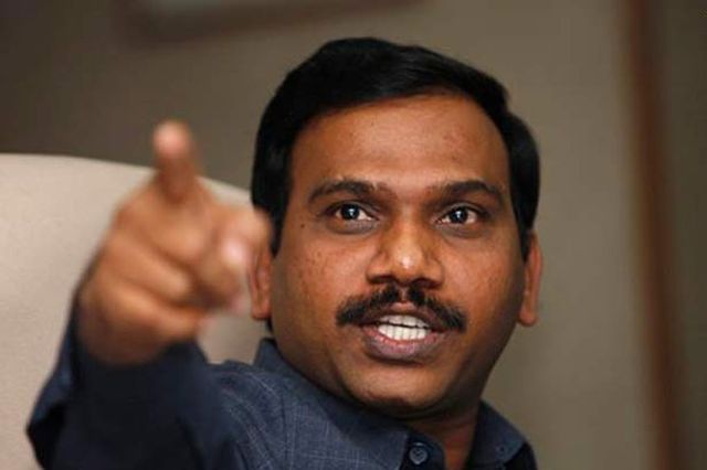 Raja booked over remarks against CM