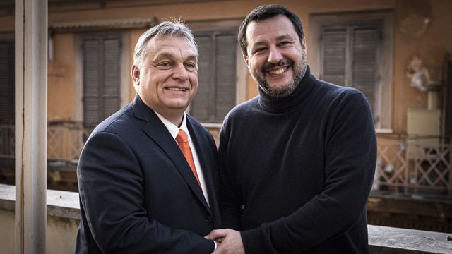 Salvini Twitteren gratulált Orbán Viktornak