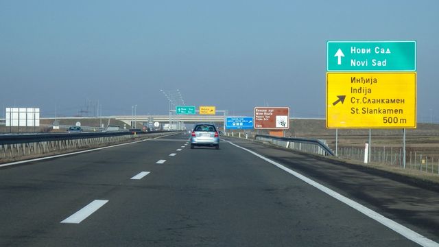 Официалното откриване на участъка от автомагистралата от българската граница до град Ниш