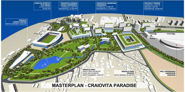 Craiovița Paradise Craiova, dezvoltare urbanistică fără precedent