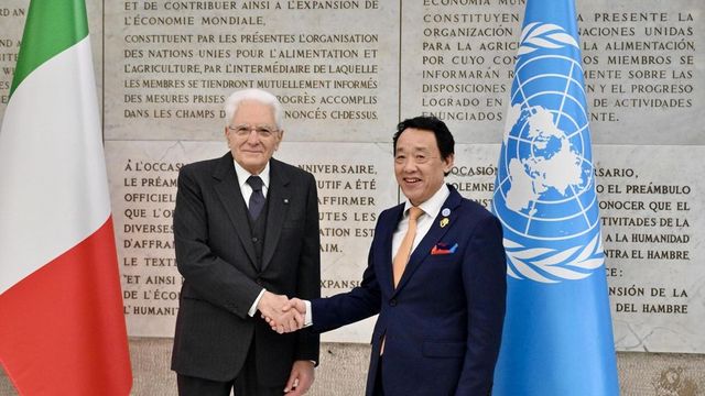 Oggi è la Giornata mondiale dell'Alimentazione, il Papa, Mattarella e Meloni alla Fao
