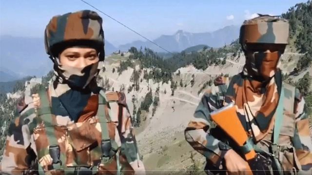 In a first, women soldiers on combat duty near LoC