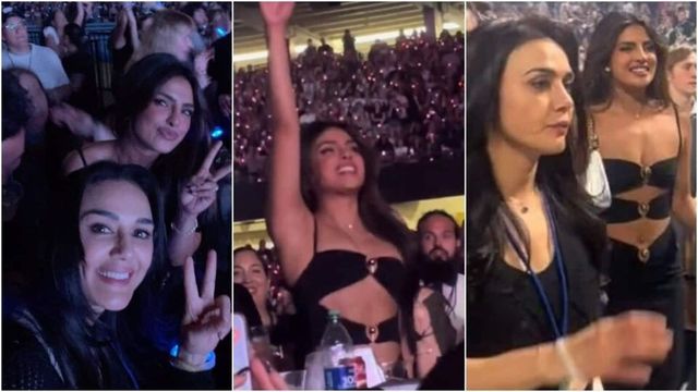 Priyanka Chopra, Preity Zinta High On Party Mode At Jonas Brothers’ Concert