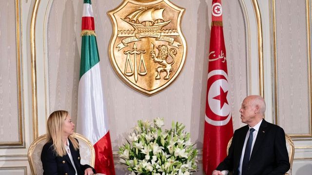 Meloni in Tunisia, bilaterale con il presidente Saied