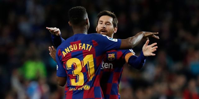 Ansu Fati, Lionel Messi Connection Helps Barcelona Beat Levante