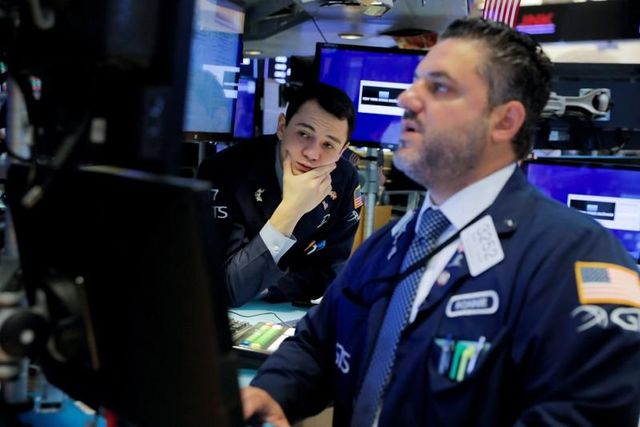 Wall Street pushed down by weak data, trade worries