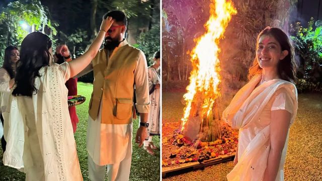 Aishwarya Rai, Abhishek Bachchan Celebrate Holika Dahan Together Amid Separation Rumours
