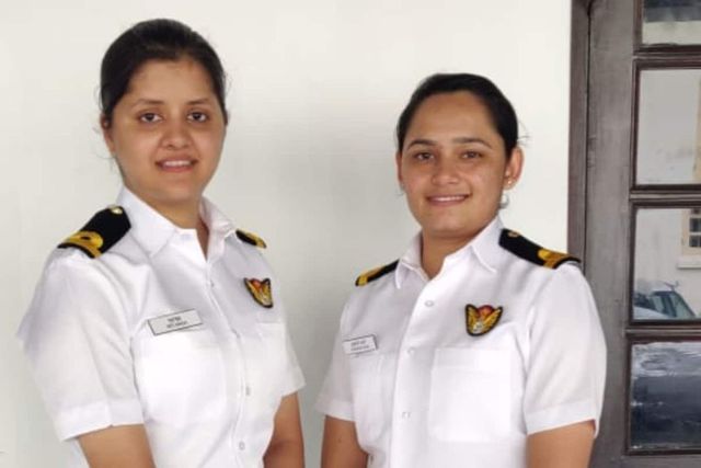 Two women officers to operate helicopters from warships