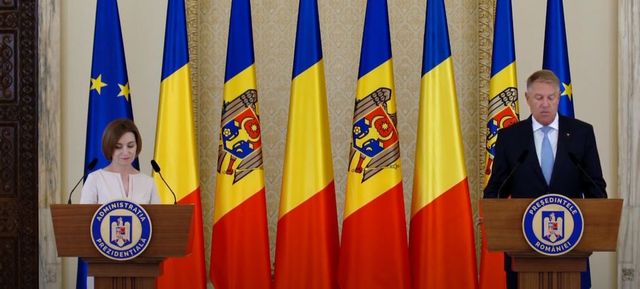 Совместное заявление Майи Санду и президента Румынии Йоханниса в Бухаресте