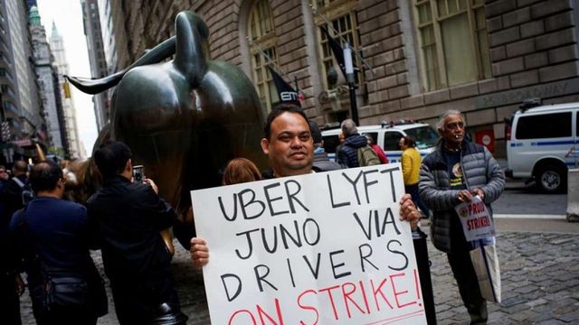 Uber drivers go on strike in London and New York ahead of IPO, early protests sparse