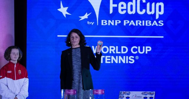 Kemény csoportban a magyar női teniszválogatott a budapesti Fed-kupa-döntőn